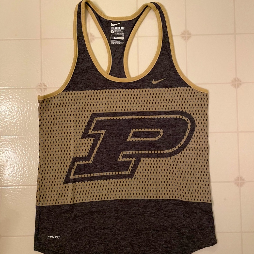 Purdue NIKE racerback tanktop